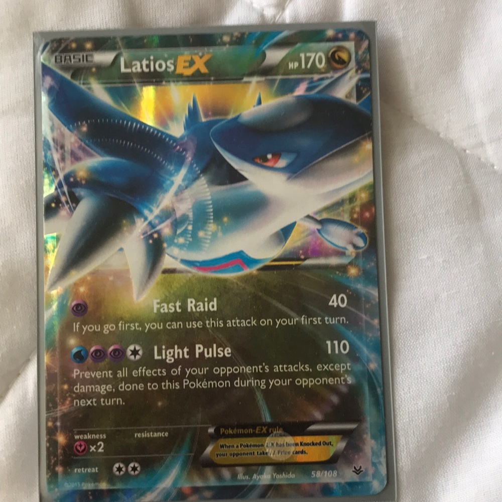 Latios EX Pokémon card